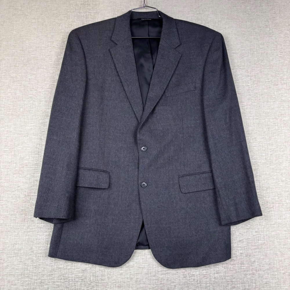 Jos. A. Bank Travelers Collection Blazer Mens XL Charcoal Gray 2 Button Jacket